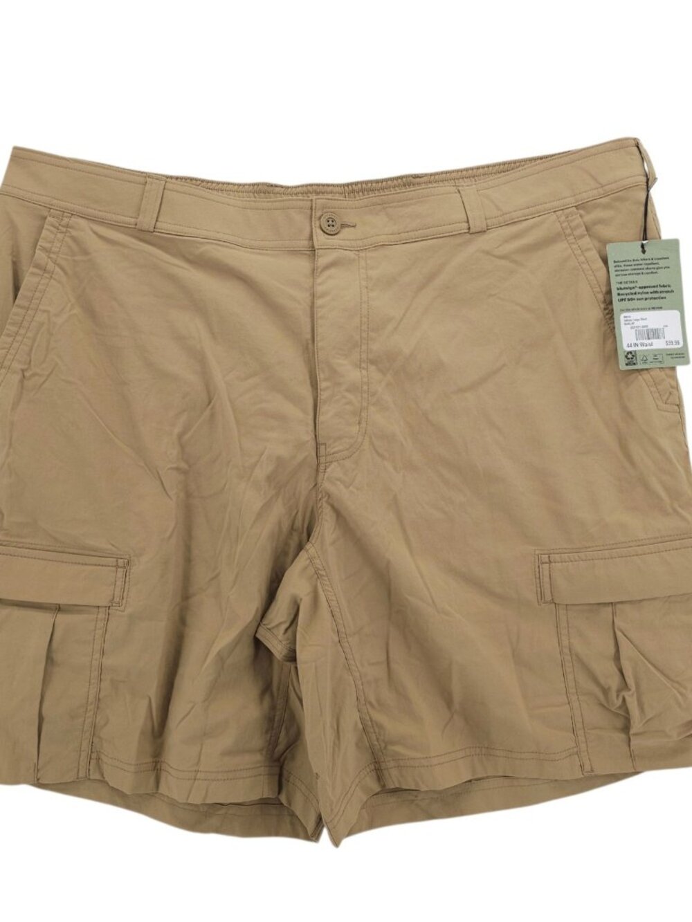 NWT REI Coop Sahara Cargo Shorts Burlap Color Hiking Casual Men's Size 44